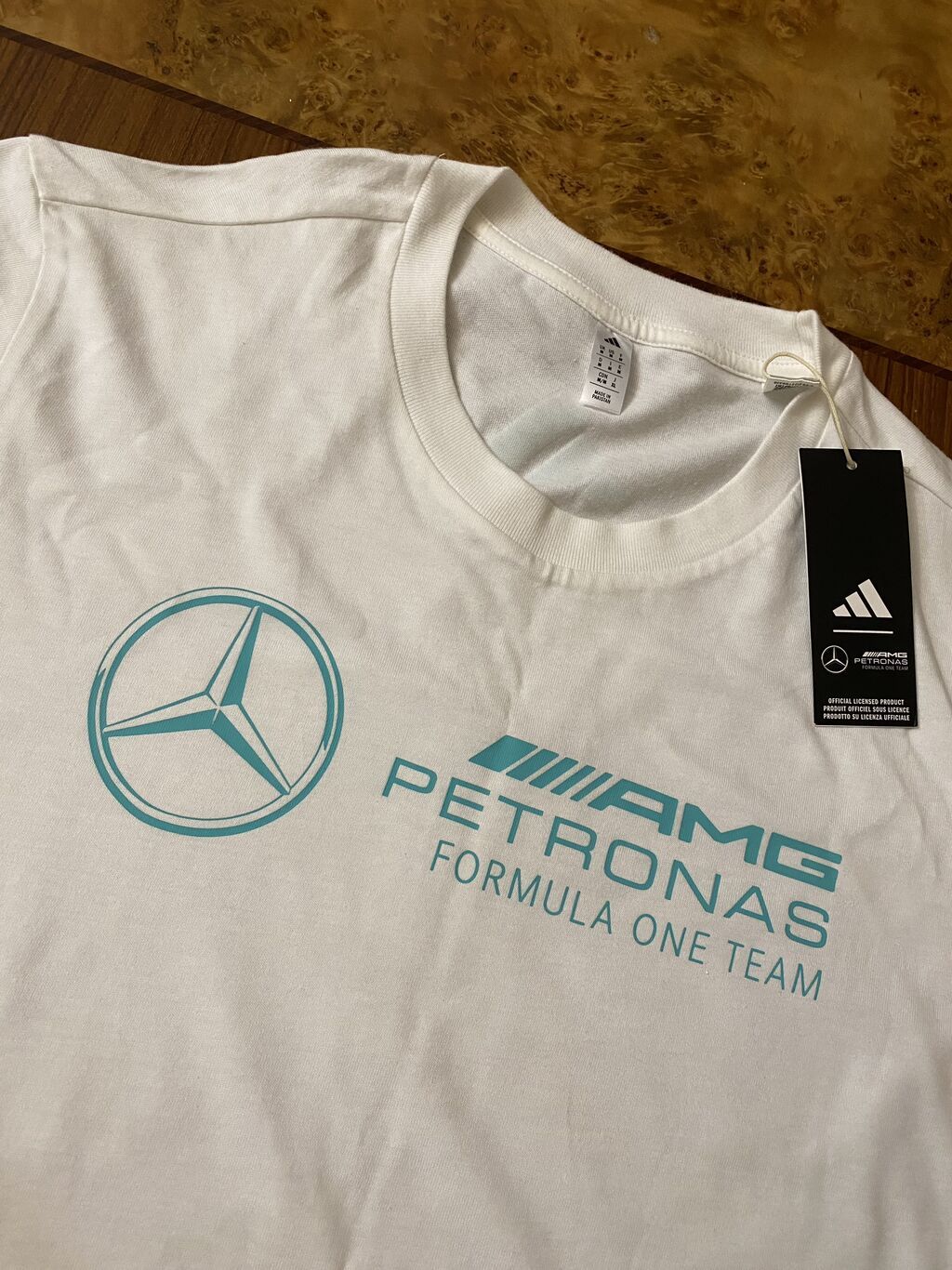 Futbolka, Adidas, M, rəng - Ağ — Futbolka və polo, Bakı (2)
