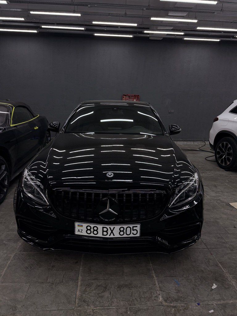 Mercedes C 300, 2.0 L, 2018 il, 124 500 km 88-BX-805 — Avtomobillər, Bakı (4)