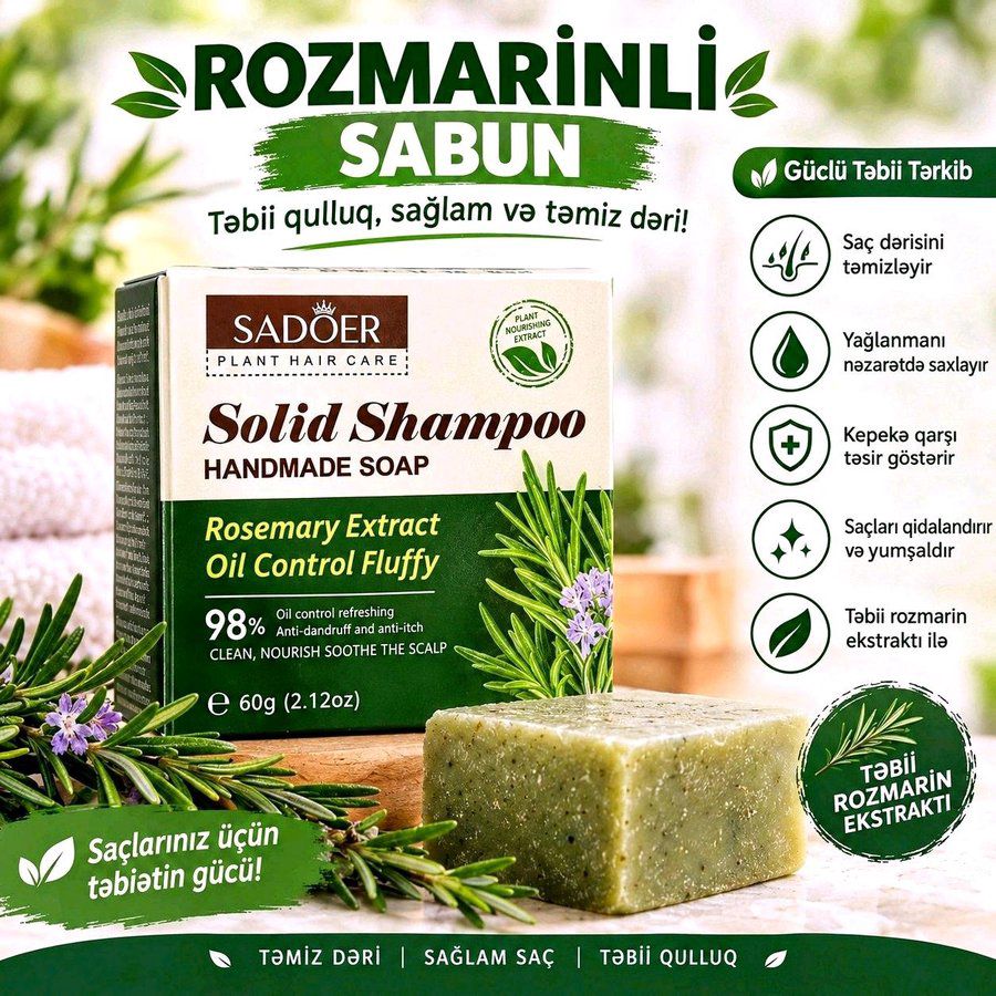 Rozmarinli sabun — Gözəllik və sağlamlıq, Bakı