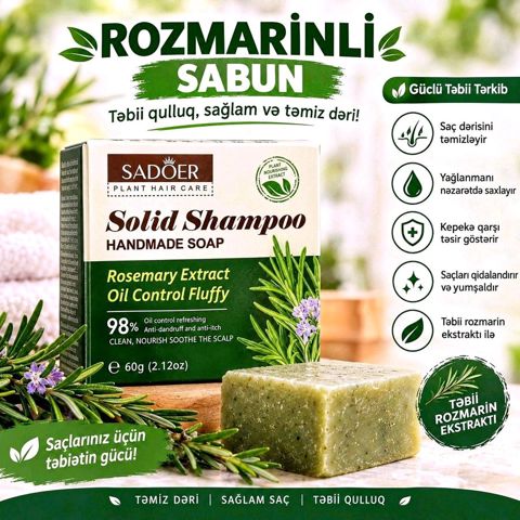 Rozmarinli sabun — 9 ₼ · Bakı · Gözəllik və sağlamlıq Rozmarinli sabun — Bakı