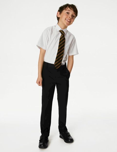 Oğlanlar üçün məktəbli şalvarı Marks & Spencer school trousers, qara, polyester/viskoz, ölçü 11 yaş — Bakı