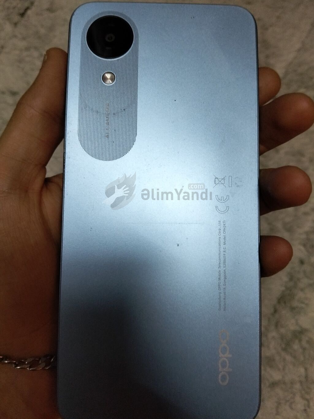 Oppo A18, 64 GB, rəng - Göy, Barmaq izi — Elektronika, Bakı (3)