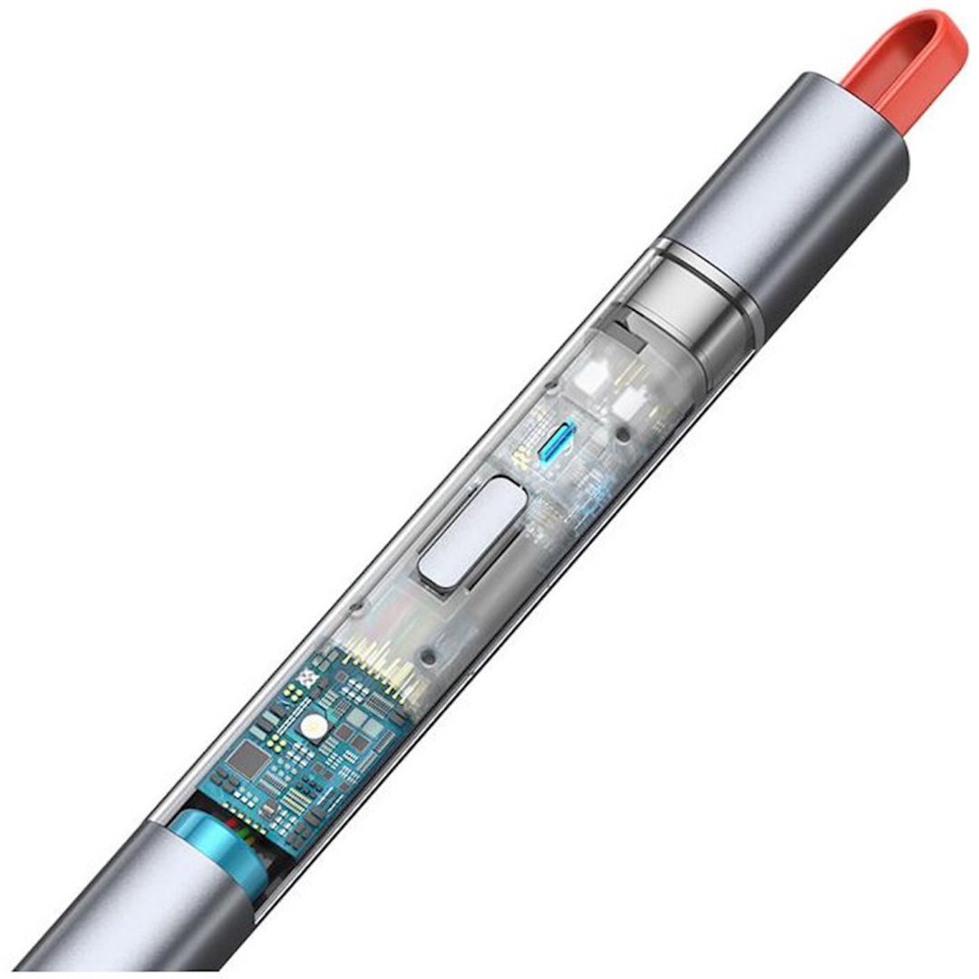 Stilus Baseus Square Line Capacitive Stylus Pen ACSXB-A0G, Gümüşü — Telefonlar və qadjetlər, Bakı (3)
