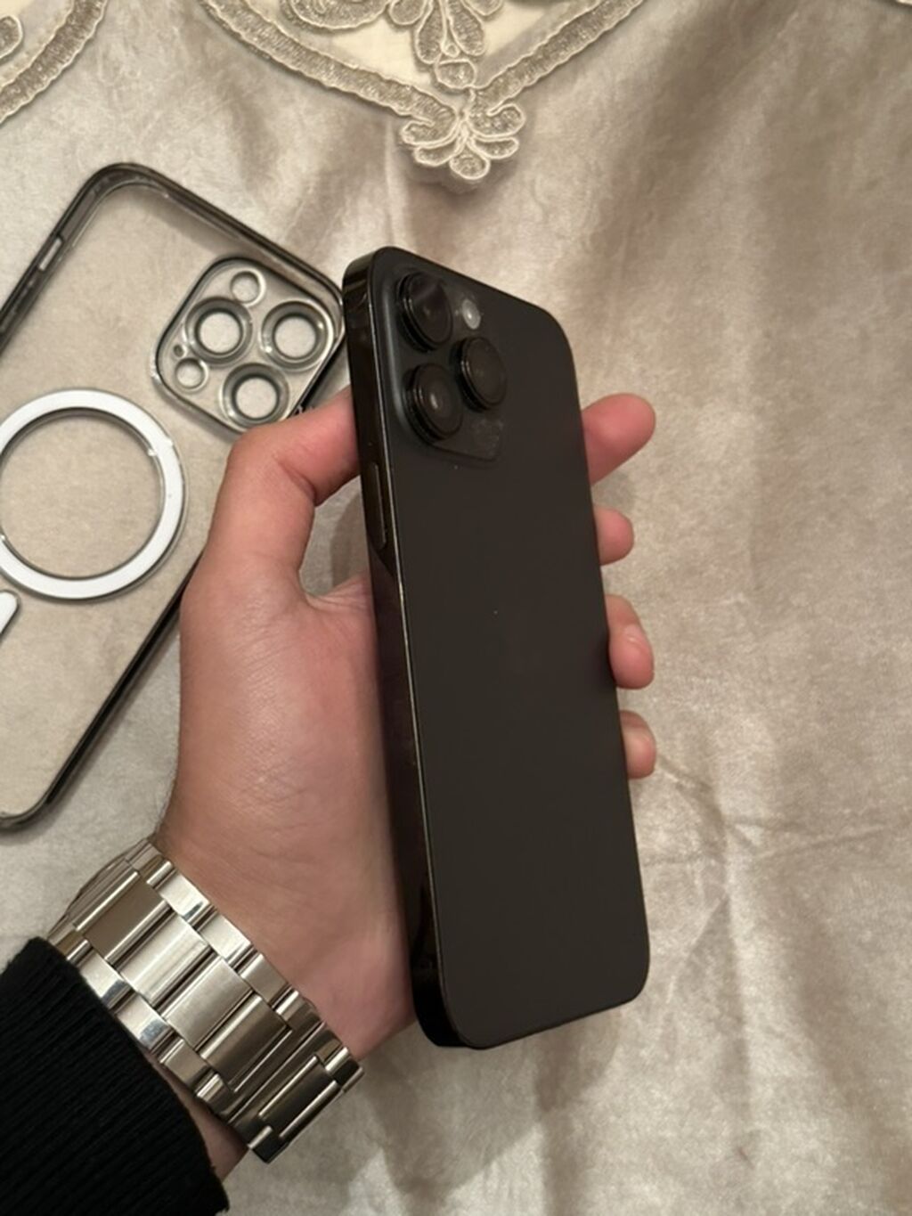 IPhone 14 Pro Max, 128 GB, Black Titanium, Face ID — Apple iPhone, Gəncə (3)