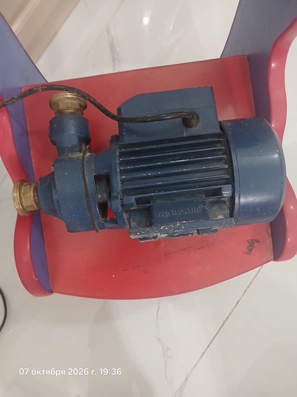 Marquıs MKP62 su nasosu - Tip: Mərkəzdənqaçma su nasosu (Water Pump) — Su nasosu, Gəncə (5)