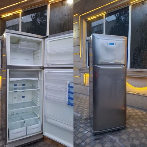 Selin Ariston soyuducu – NoFrost, boz rəng, böyük ölçü - Ölçü: 70 — Bakı