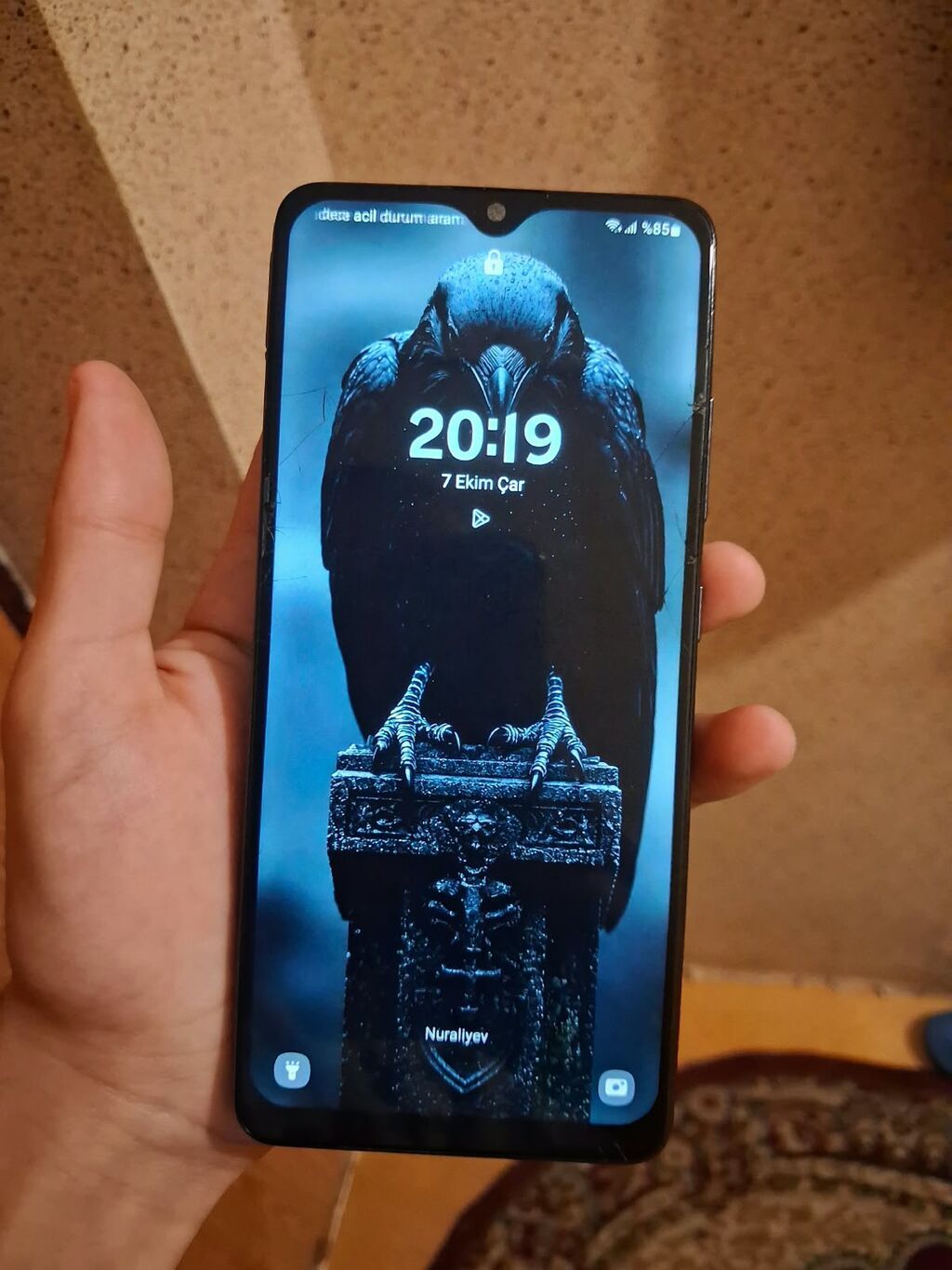 Samsung Galaxy A32, 64 GB, rəng - Qara, Qırıq — Samsung, Sumqayıt (2)