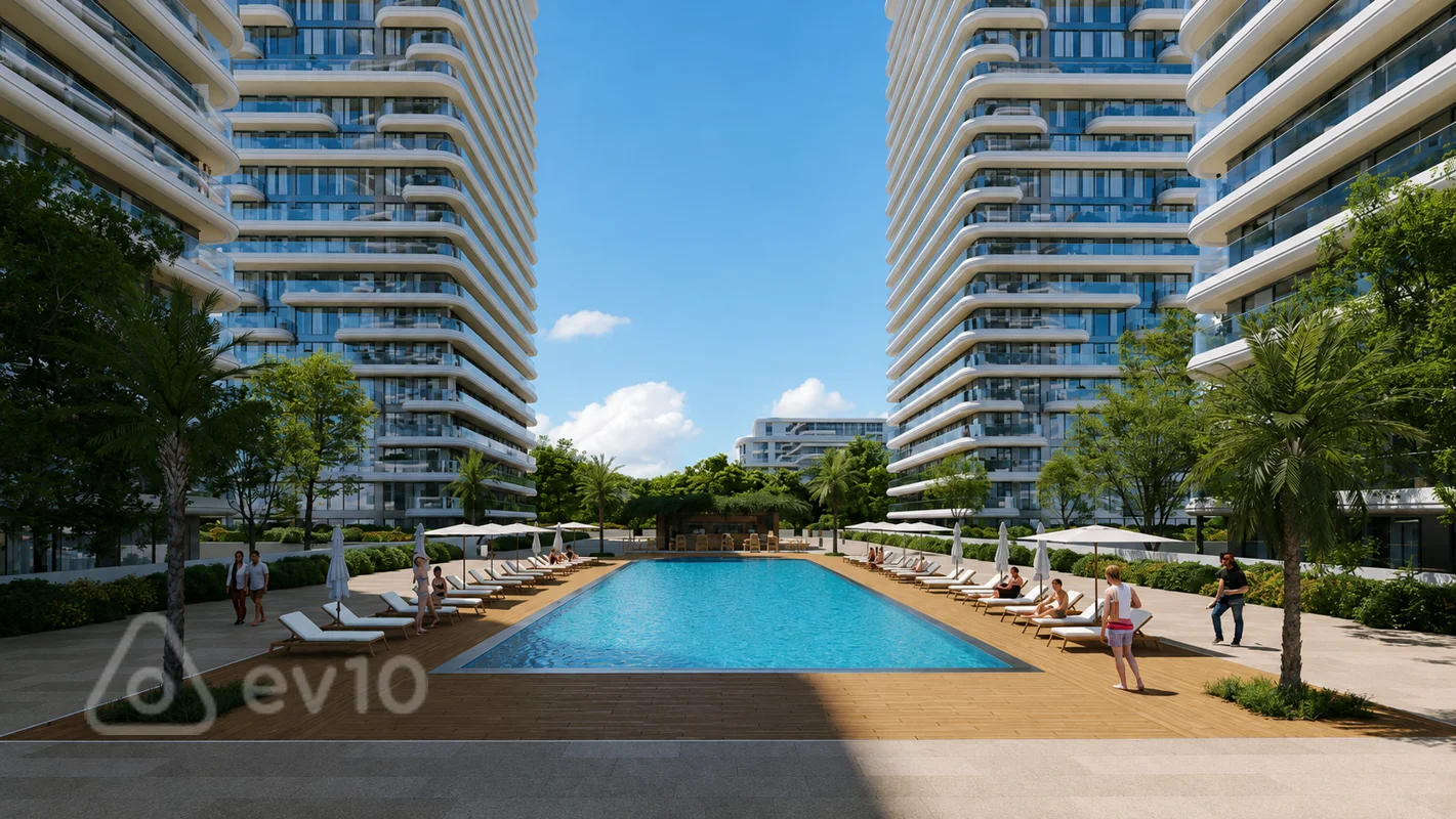 2 otaqlı mənzil, 56.2 m², Sea Breeze Sky Park — Mənzil, Bakı (2)