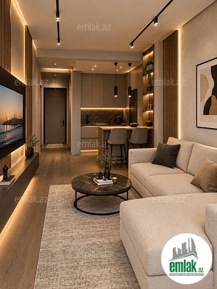 Satılır 2 otaqlı 53.4 m² yeni tikili Ulduz m — Mənzil (3)