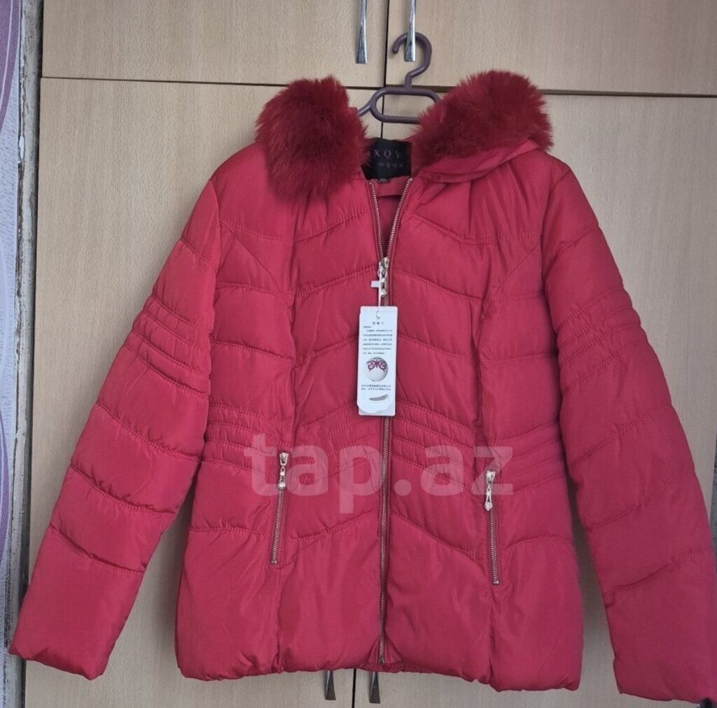 Palto, 3XL, rəng - Qırmızı — Palto, Bakı