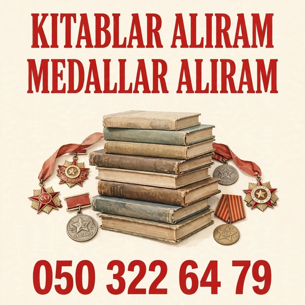 Kitablar və medallar alıram — Digər, Sumqayıt