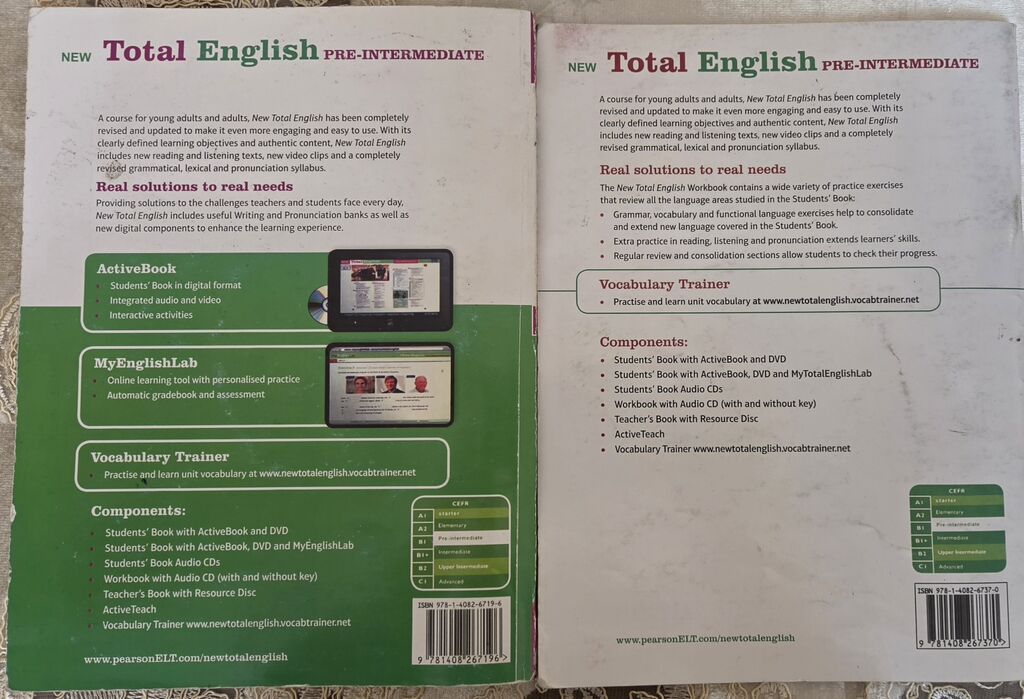 Məhsul: New Total English – Pre-Intermediate (A2–B1) dəst Nəşriyyat — Kitablar, Bakı (2)