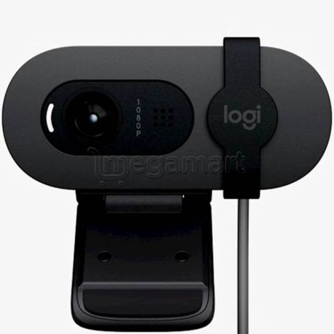 Veb kamera Logitech Brio 100 Full HD EMEA28-935 (960-001585), Graphite — Bilgisayarlar ve dizüstü bilgisayarlar