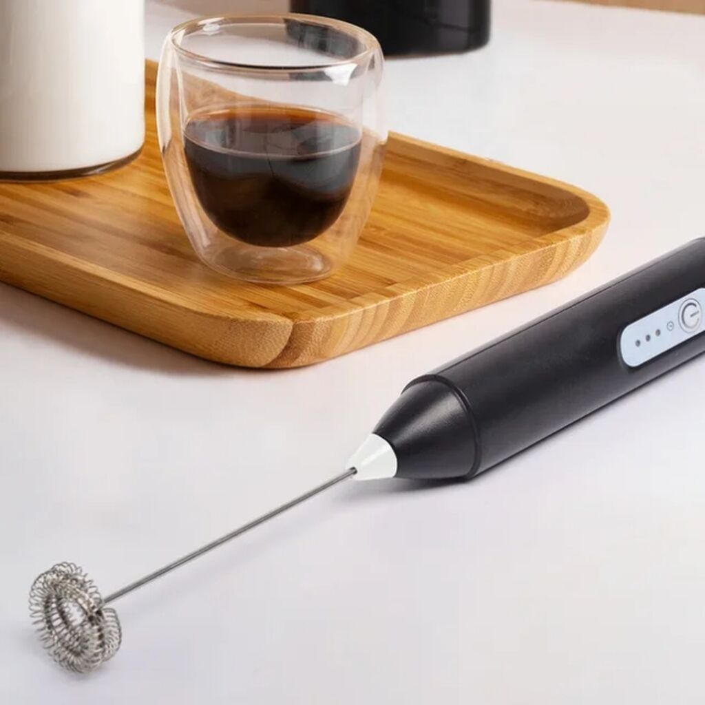 USB Şarjlı Elektrikli Süd və Kofe Köpürdücü Kofe sevənlər üçün əla — Elektronika, Bakı (4)