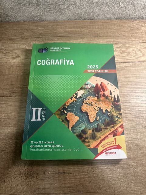 Test toplusu Coğrafiya 2-ci hissə — Bakı