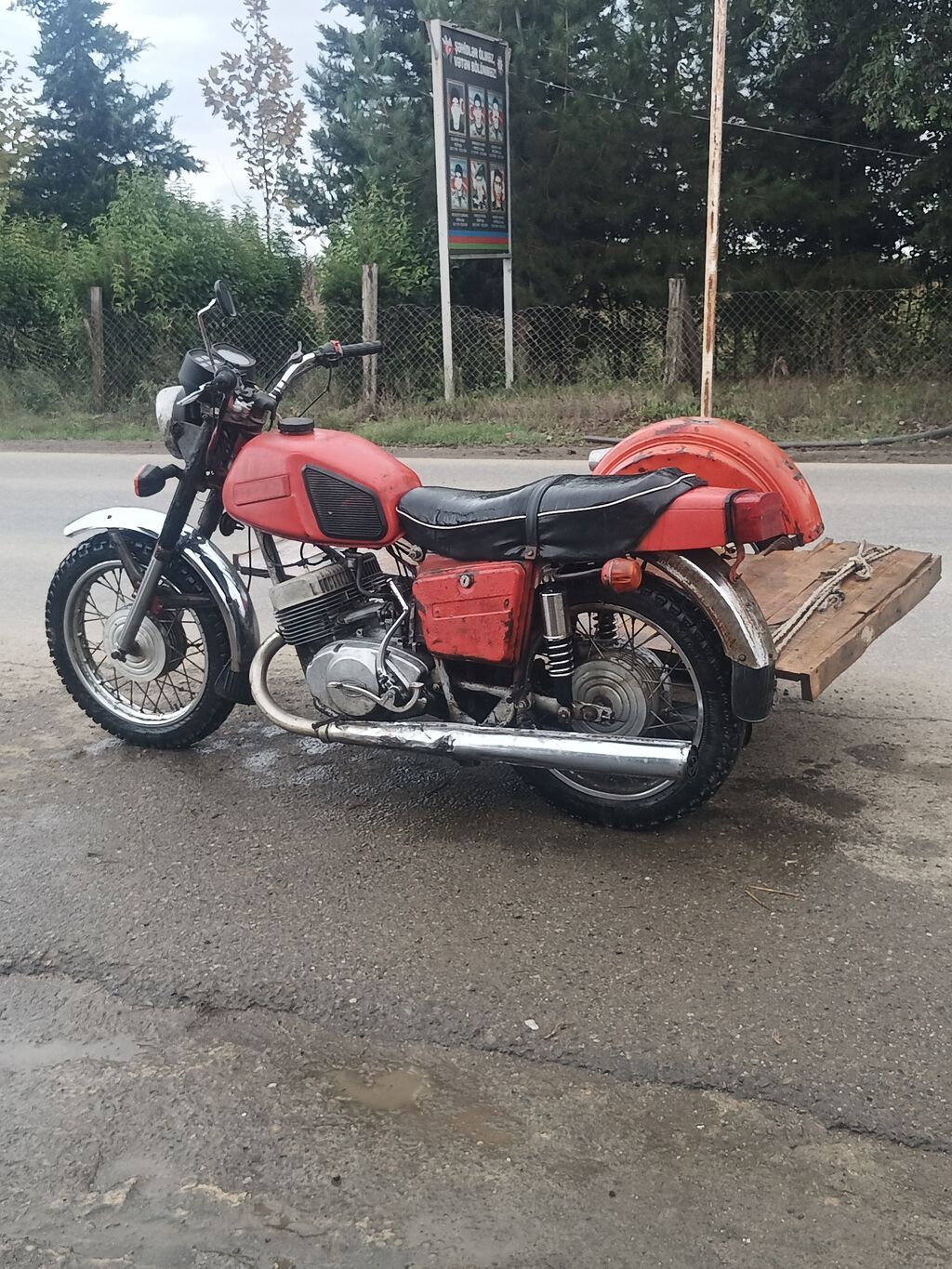 Məhsul: Yan qoşqulu motosiklet Təsvir: - Klassik üslublu, yan qoşqu — Motosikletlər, Masallı (2)
