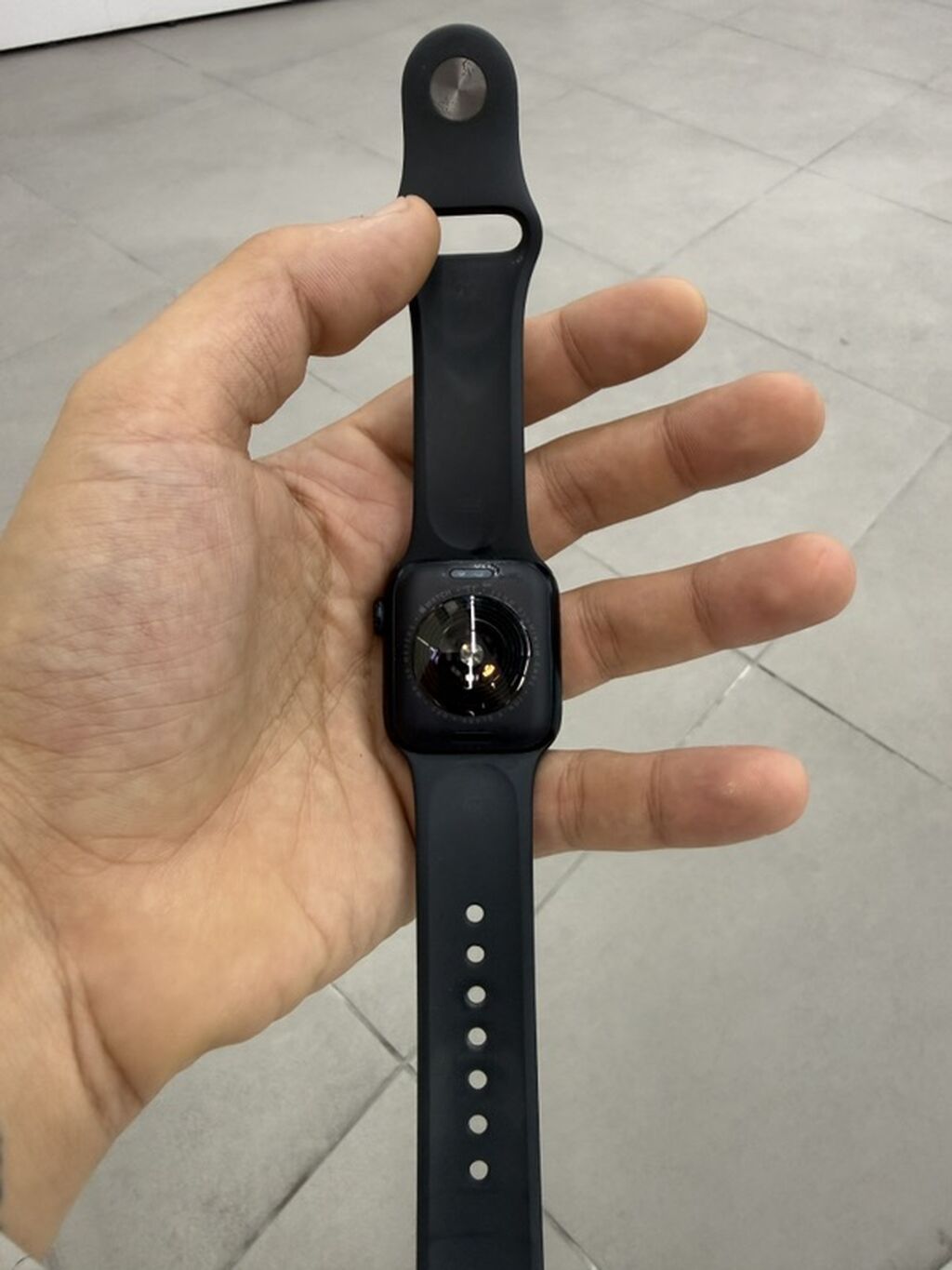 Apple Watch Series 9 -SE qara rəng. Pil 89 .Heç bir problemi yoxdu — Ağıllı saatlar, Digah (2)