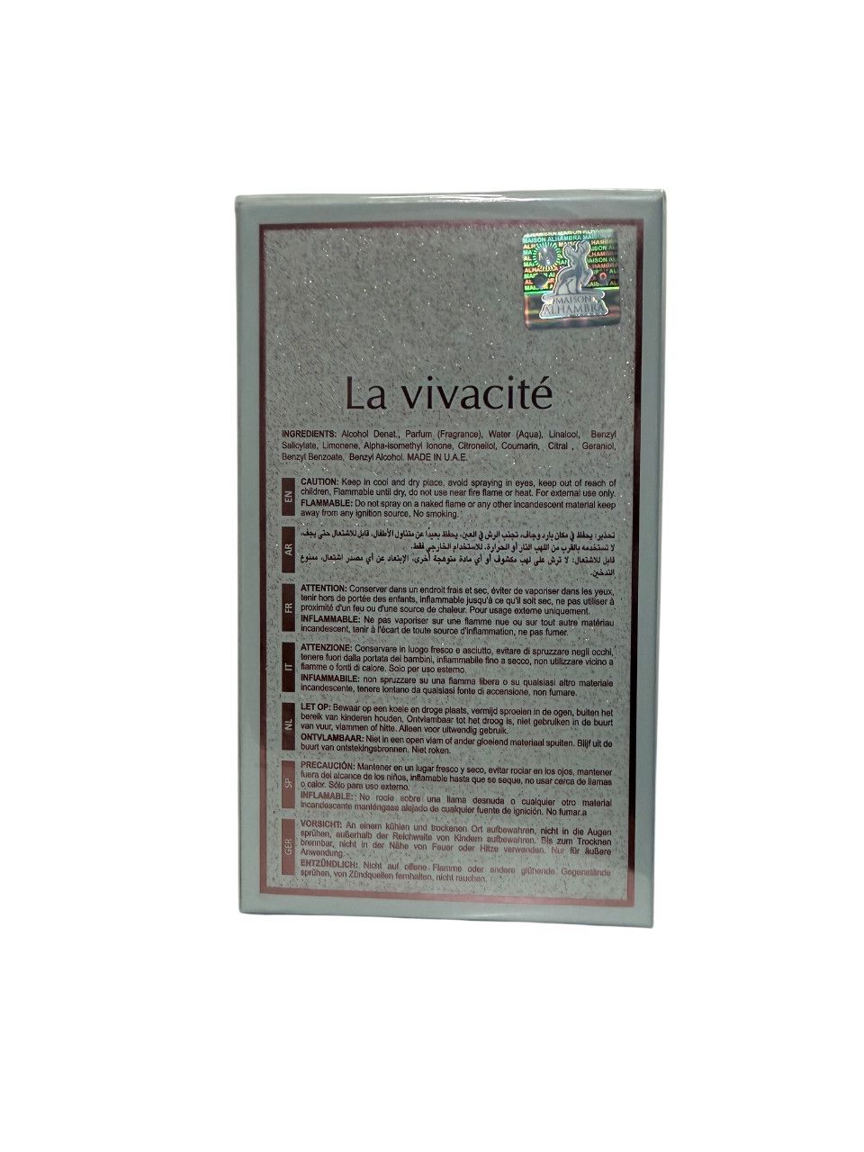 Alhambra La Vita Bella qadınlar üçün ətir suyu 100 ml — Mallar, Bakı (2)