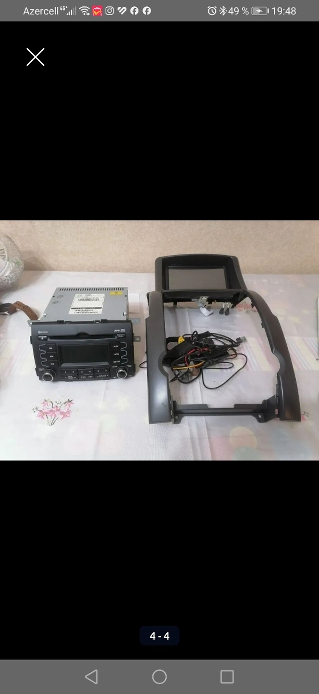 Hyundai ix35 üçün orijinal multimedia/radio başlıq dəsti Tərkib — Avtomobil akustikası, Bakı (3)