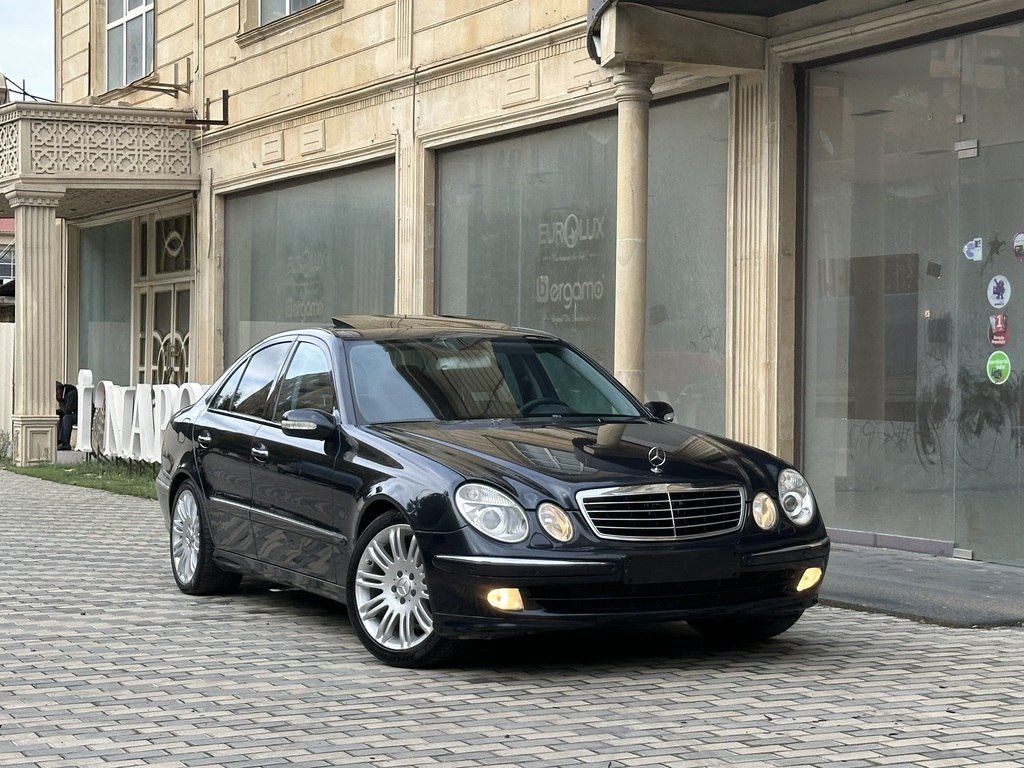 Mercedes E 220, 2.2 L, 2002 il, 304 000 km — Avtomobillər, Bakı (4)