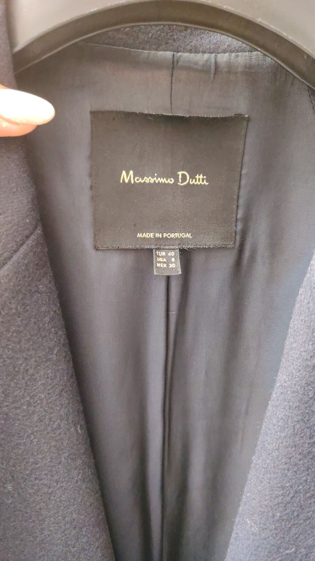 Palto, Massimo Dutti, M, rəng - Göy — Palto, Bakı (3)