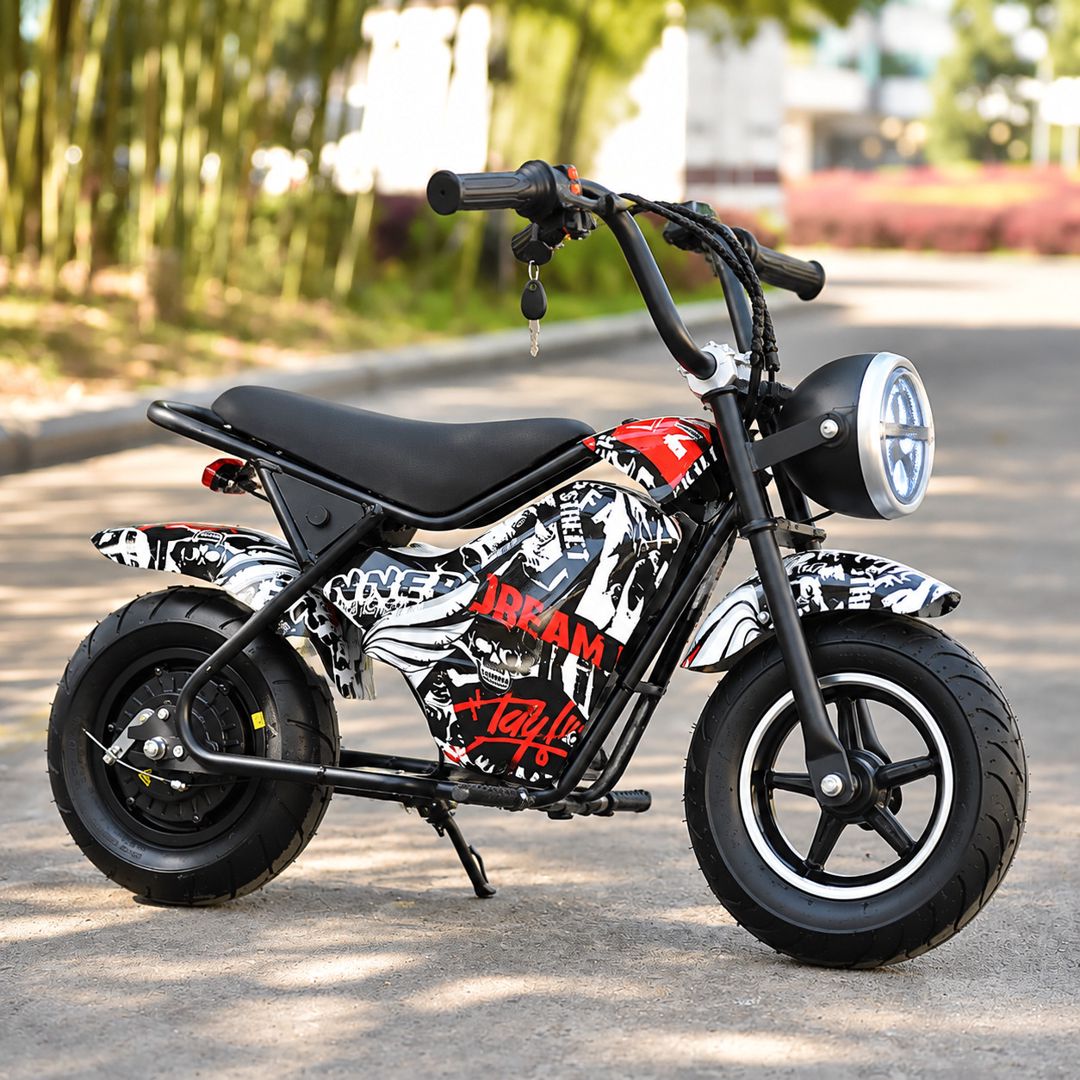 Uşaq elektrik motosikl ES3508, rəngbərəng, 20 km/s — Mallar, Bakı (2)