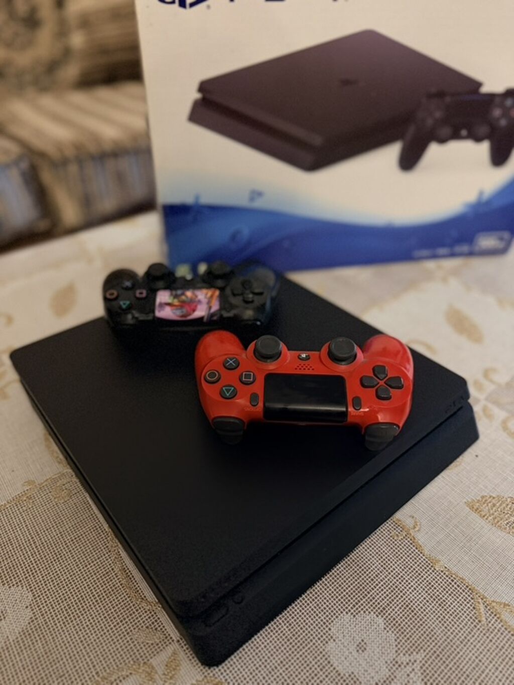 Sony PlayStation 4 Slim oyun konsolu - Model: PS4 Slim, Jet Black — Oyun konsolları, Digah (2)