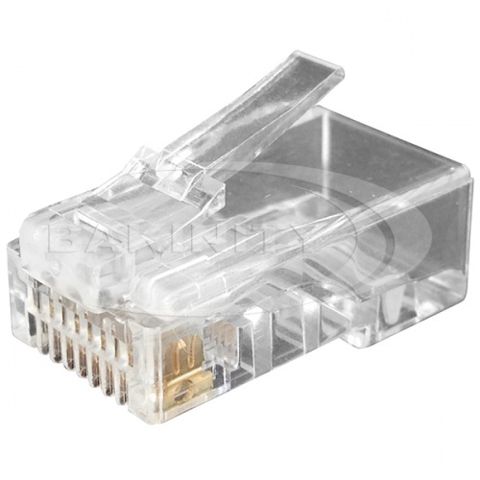 Сonnector RJ45 (jack Cat6) Hyperline PLUG-8P8C-U-C6 — Elektron komponentlər