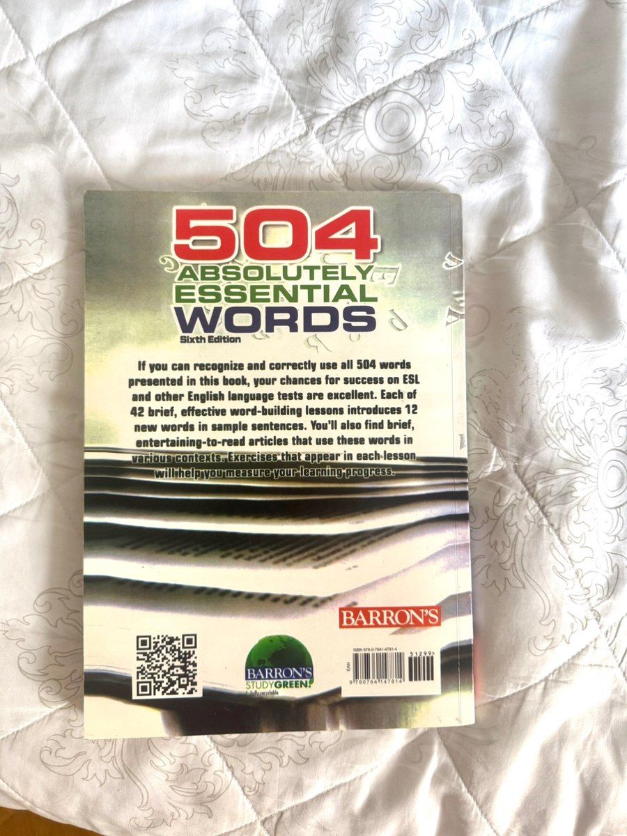 504 Absolutely Essential Words — Məktəb və təhsil malları, Bakı (2)
