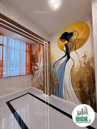 Satılır 2 otaqlı 86 m² yeni tikili Həzi Aslanov — Mənzil (12)