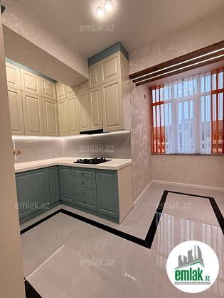 Satılır 2 otaqlı 86 m² yeni tikili Həzi Aslanov — Mənzil (5)