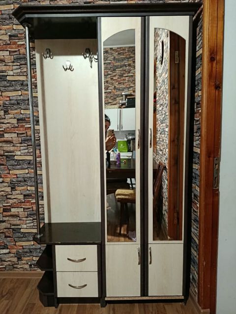 İşlənmiş, 2 qapılı, Güzgülü, Açılan, Düz dolab — Bakı