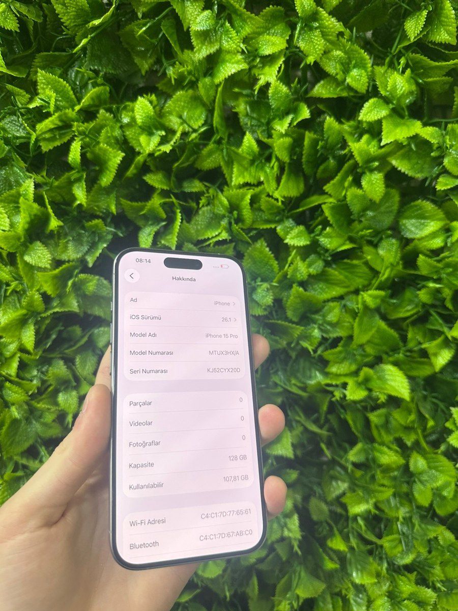 Apple iPhone 15 Pro Natural Titanium 128GB/8GB — Smartfonlar, Bakı (5)