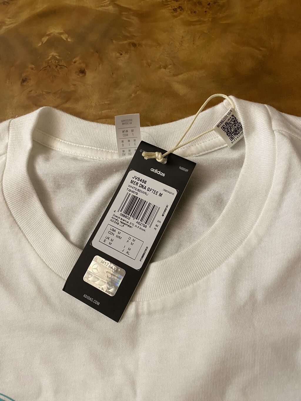 Futbolka, Adidas, M, rəng - Ağ — Futbolka və polo, Bakı (4)