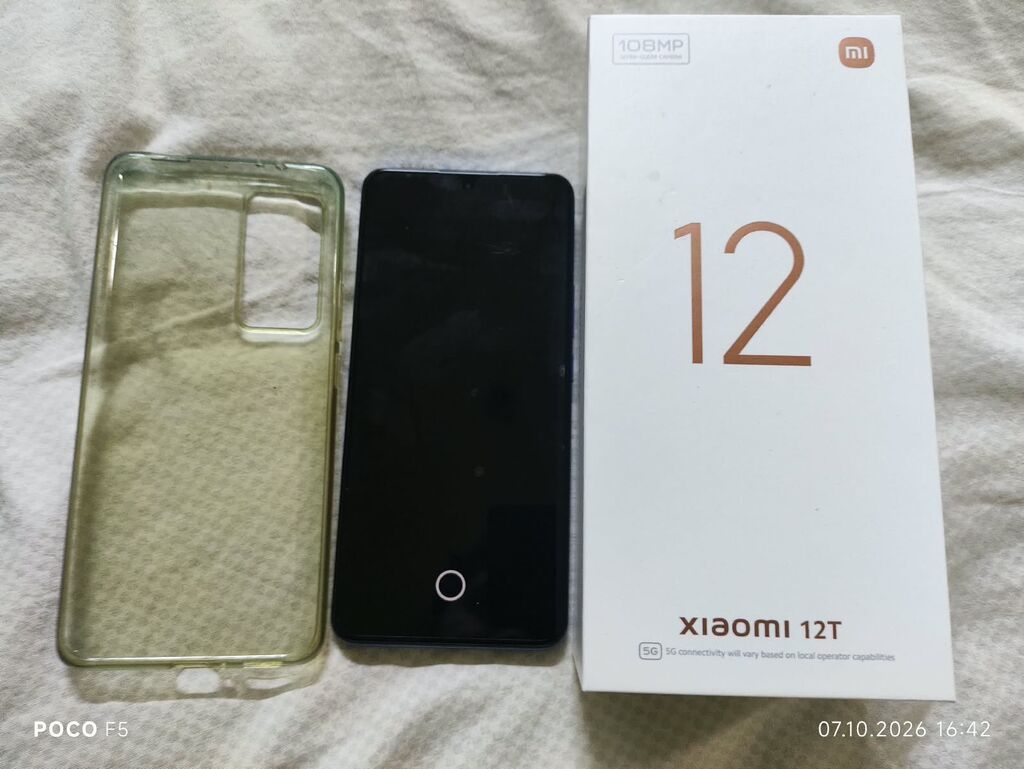 Xiaomi 12T, 128 GB, rəng - Göy, Barmaq izi — Xiaomi, Bakı (5)