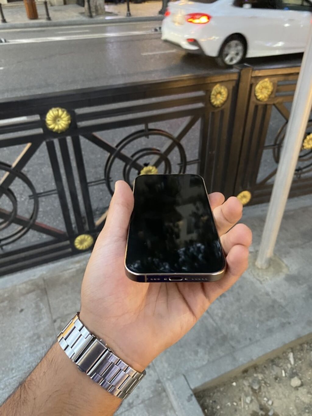 IPhone 16 Pro, 128 GB, Ağ, Simsiz şarj — Apple iPhone, Bakı (4)