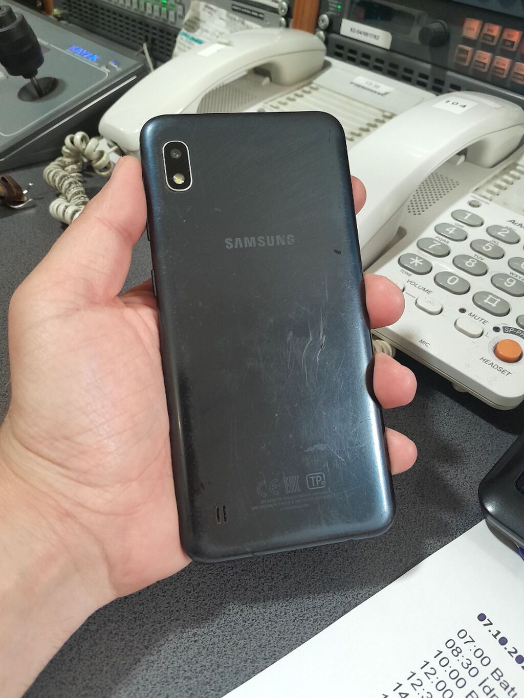 Samsung Galaxy A10, 32 GB, rəng - Qara, Zəmanət, Sensor, İki sim kartlı — Samsung, Bakı (2)