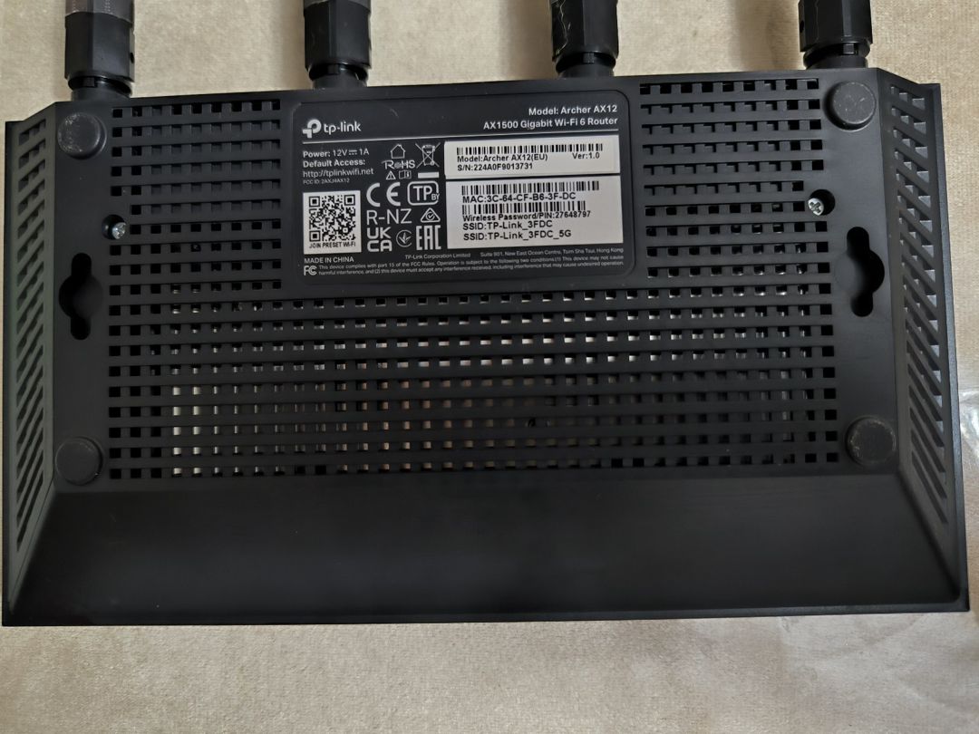 Router 5G Wifi 6 "TP-Link" — Şəbəkə və server avadanlığı, Sumqayıt (3)