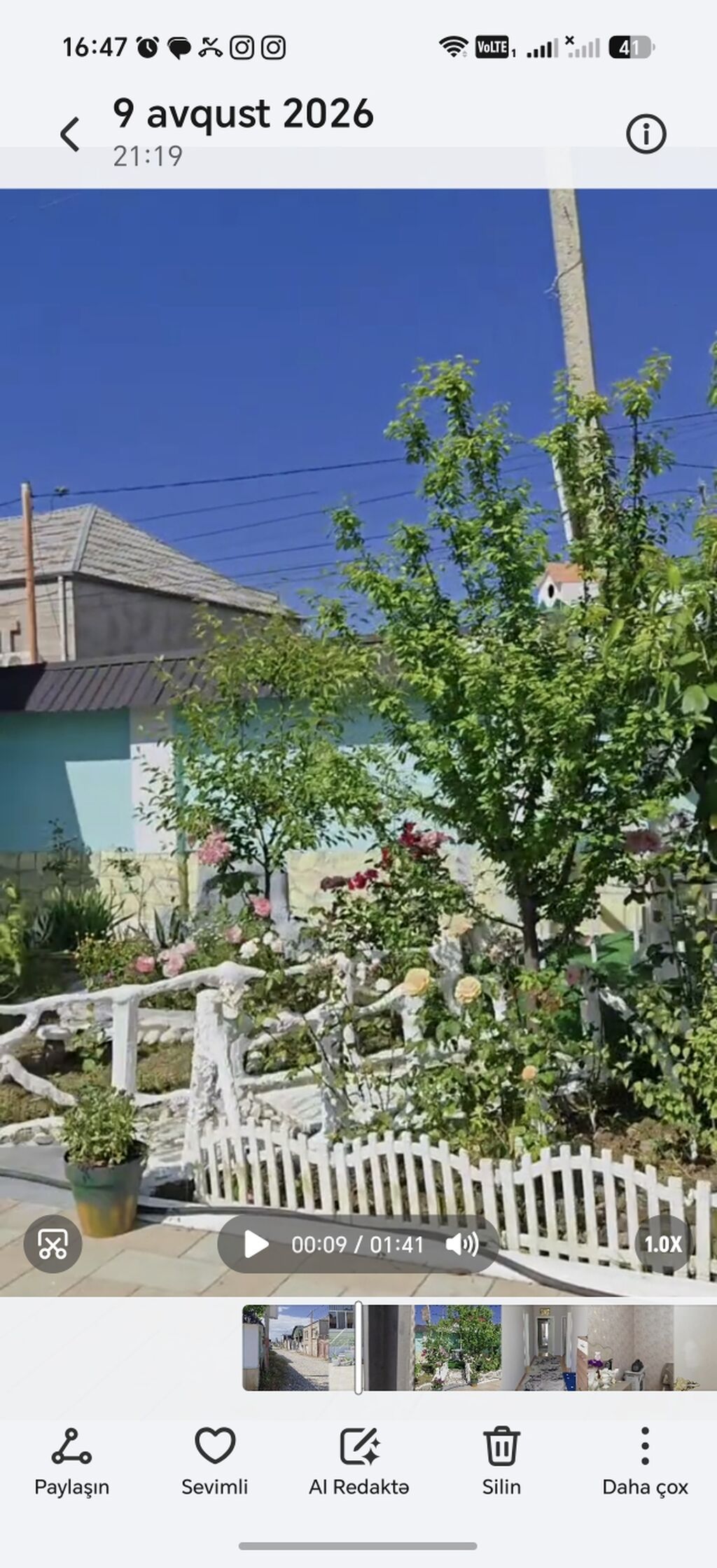 Satılır: həyətli, 1 mərtəbəli fərdi yaşayış evi - Geniş, səliqəli — Ev, villa, Digah (2)