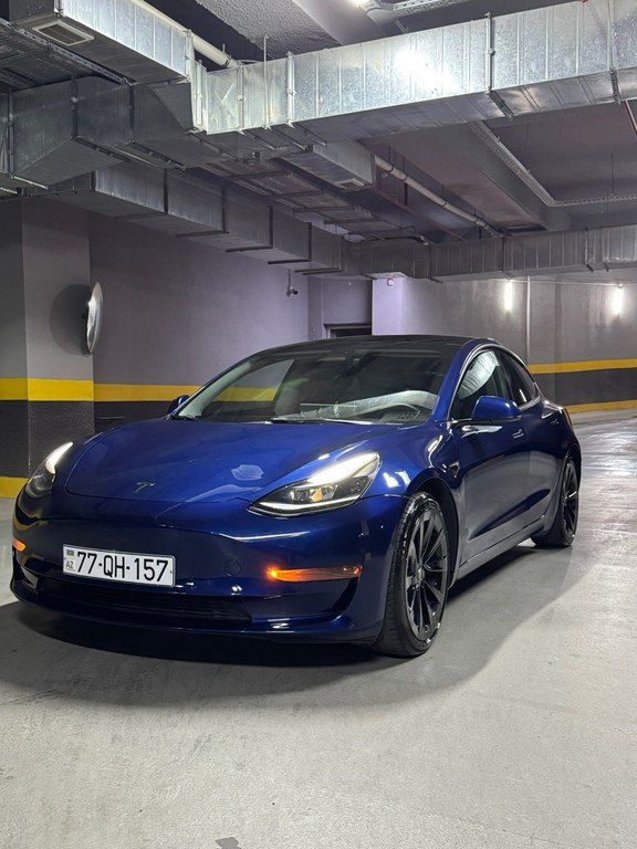Tesla Model 3, 50 kWh, 2022 il, 240 500 km 77-QH-157 — Avtomobillər, Bakı (2)