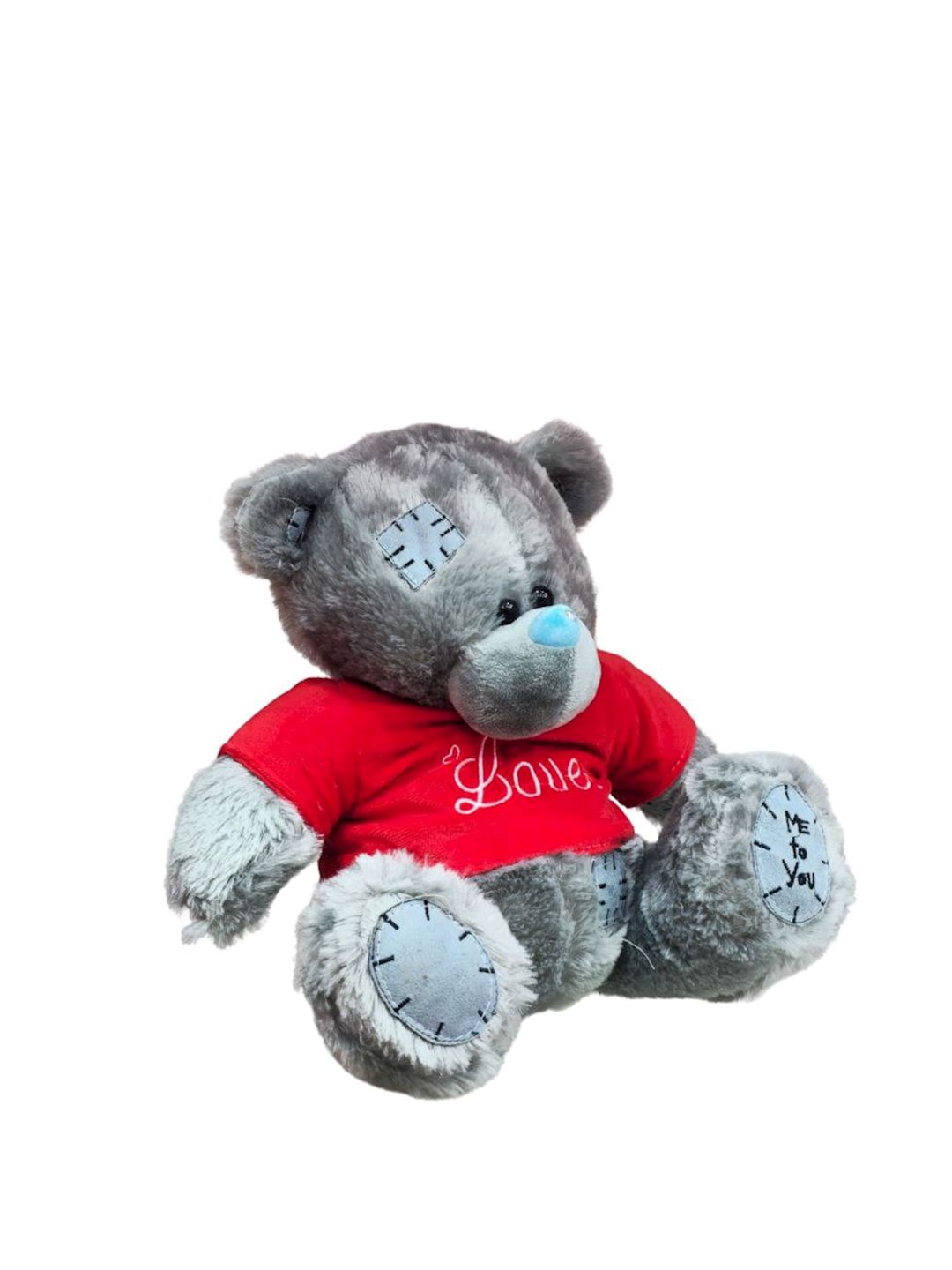 Yumşaq oyuncaq Love, 3 yaşdan, sintepon, boz — Yumşaq oyuncaqlar, Bakı (2)