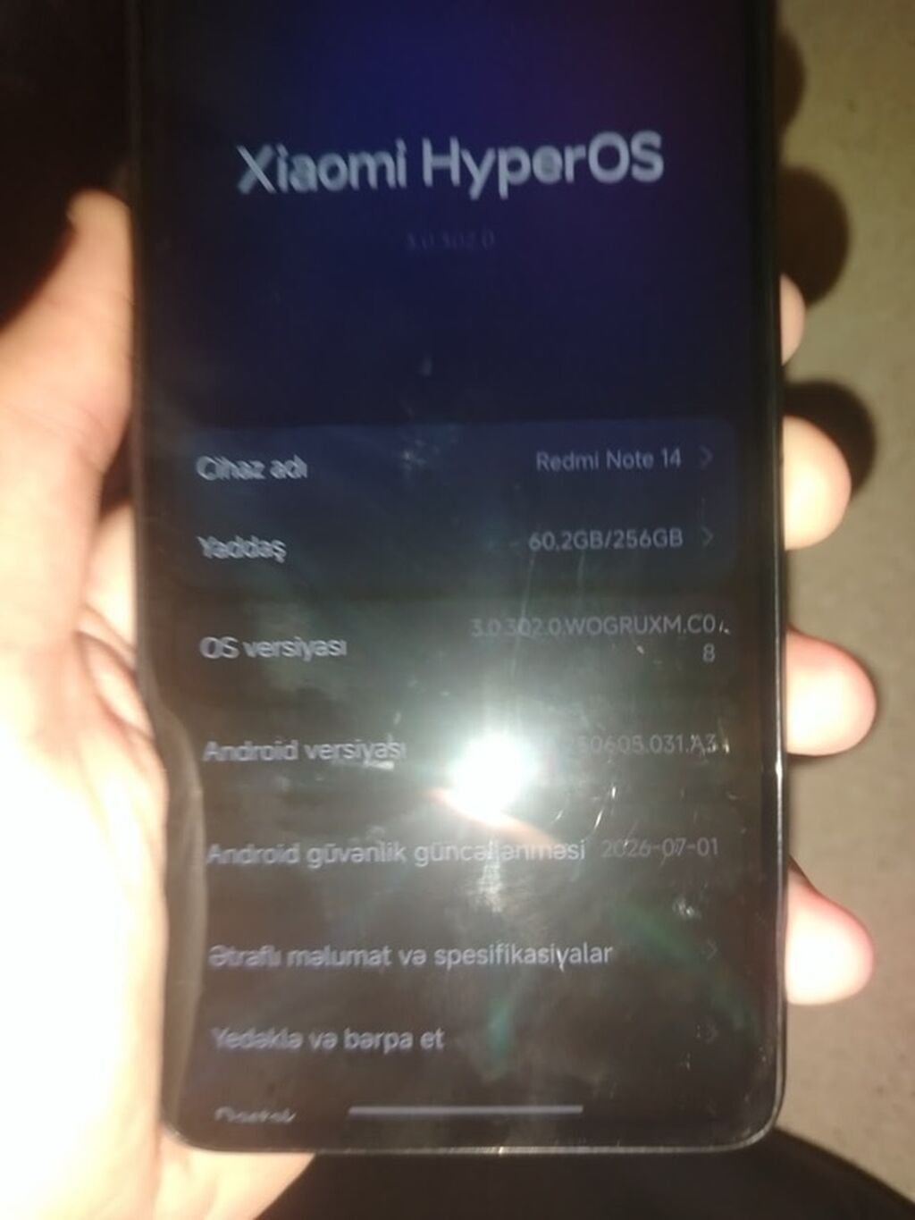 Redmi Note 14, 256 GB, rəng - Qara — Xiaomi, Gəncə (3)