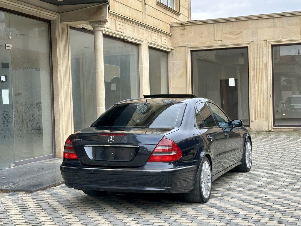 Mercedes E 220, 2.2 L, 2002 il, 304 000 km — Avtomobillər, Bakı (8)