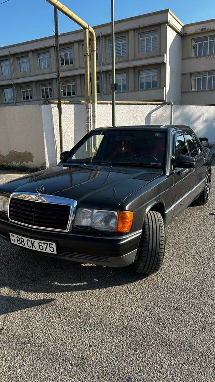 Mercedes 190, 1.8 L, 1992 il, 480 586 km 88-CK-675 — Avtomobillər, Horadiz (3)