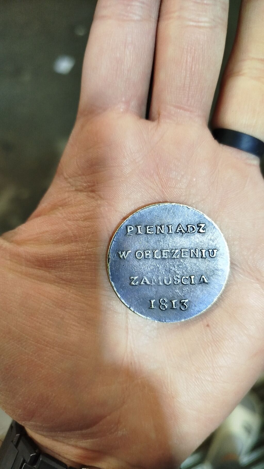 Antik Sikkə 1813 Zamość Mühasirəsi - Nadir Kolleksiya Əlimdə olan — Sikkələr, Bakı (5)