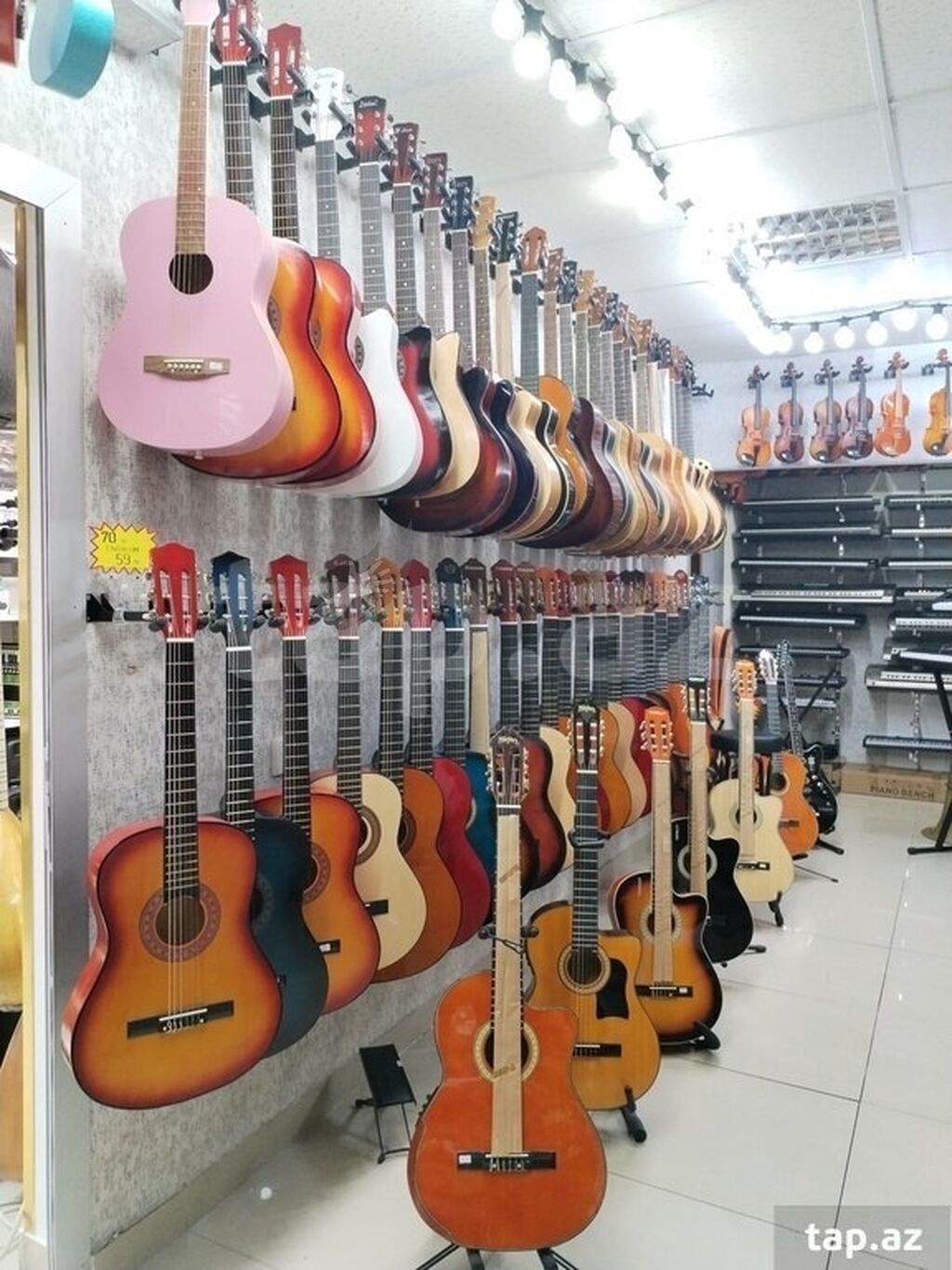 Klassik gitara, Yeni, Ünvandan götürmə — Musiqiə alətləri, Bakı (2)