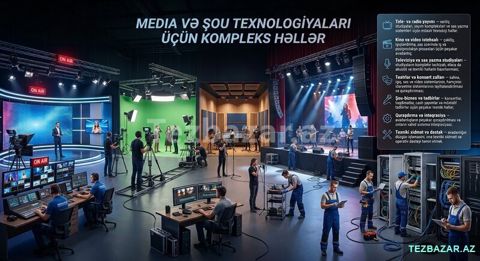 Səs,ışıq və studiya avadanlıqları satışı və quraşdırılması — 10 ₼ · Bakı · Mallar Səs,ışıq və studiya avadanlıqları satışı və quraşdırılması — Bakı
