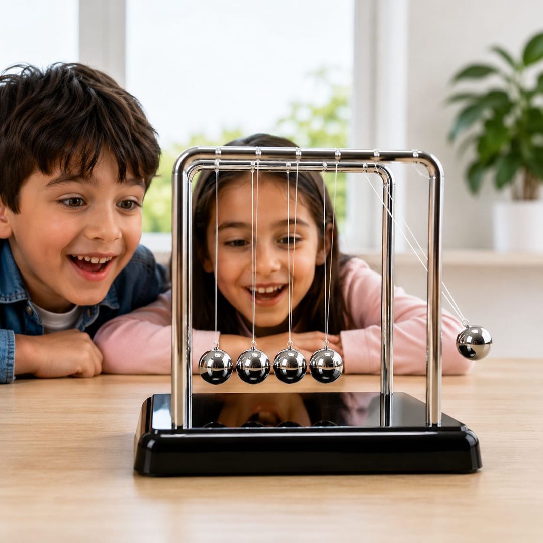 Masaüstü kəfkir Nyuton topları No brand, Balance Balls, Metal/Plastik — Heykəlciklər və fiqurlar, Bakı (2)