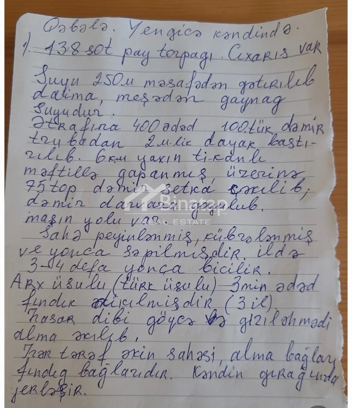 Satılır torpaq 138 sot, Qəbələ rayonu — Torpaq, Bakı (4)
