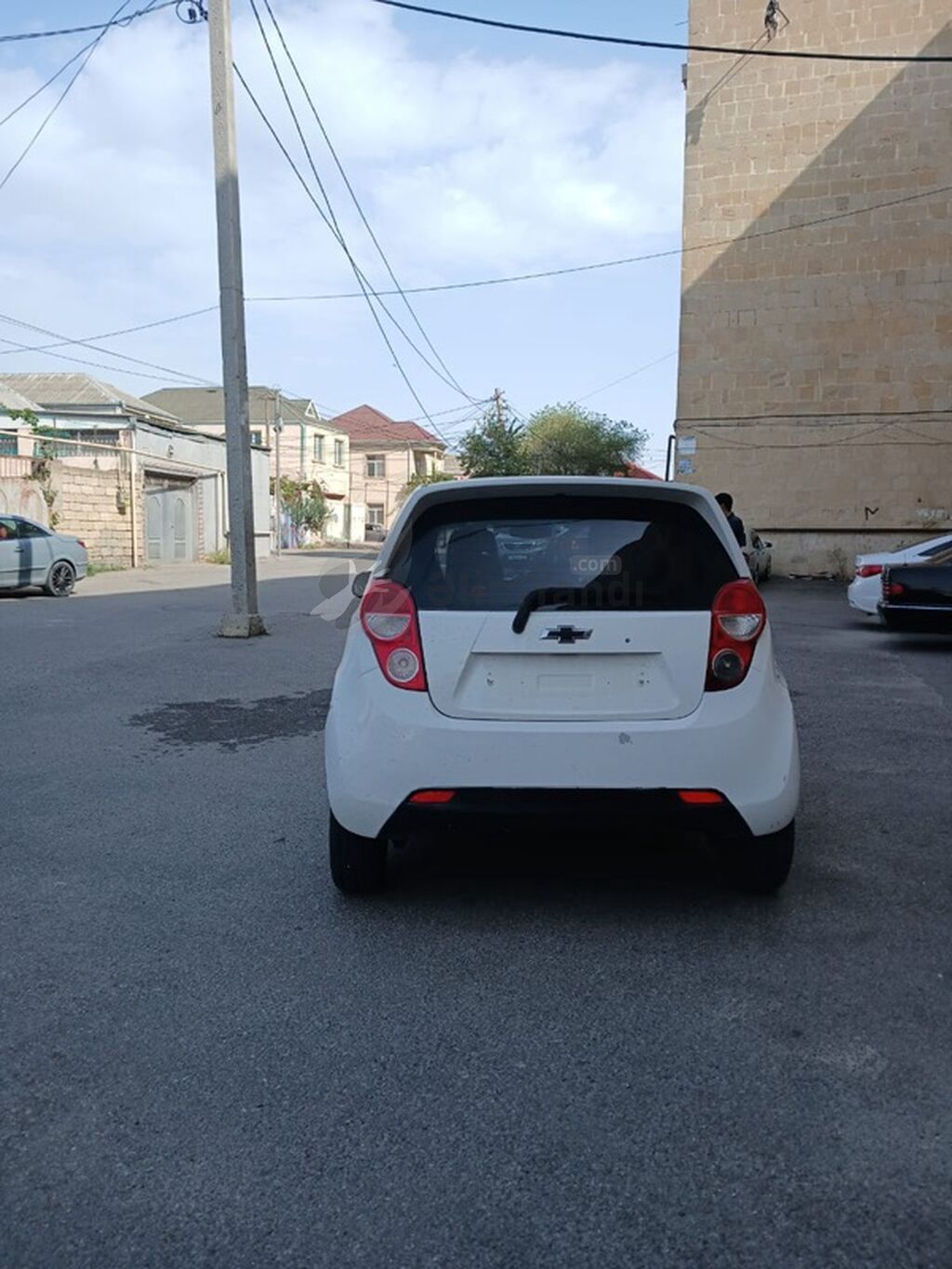 Chevrolet Spark, ağ rəng, 5 qapı İdeal vəziyyətdə heç bir pr — Avtomobillər, Bakı (9)